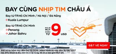 Tưng bừng cùng các chương trình khuyến mãi cuối năm của Air Asia